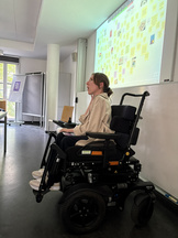Marlene Krubner presenting her contribution.